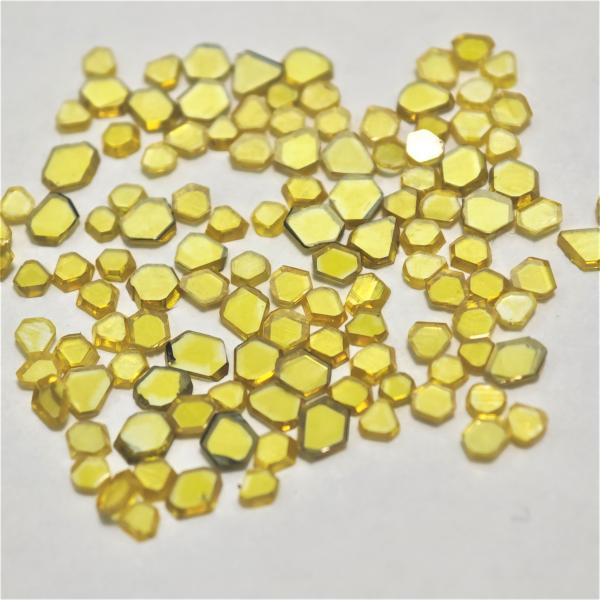 HPHT Monocrystalline MCD Diamond Engineered Crystal Structure Mirror Smooth Surface