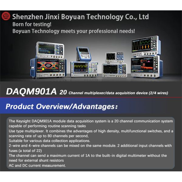 Keysight DAQM901A 20-Channel 2/4-Wire Multiplexer Module for DAQ970A and DAQ973A Electronic Test Instruments