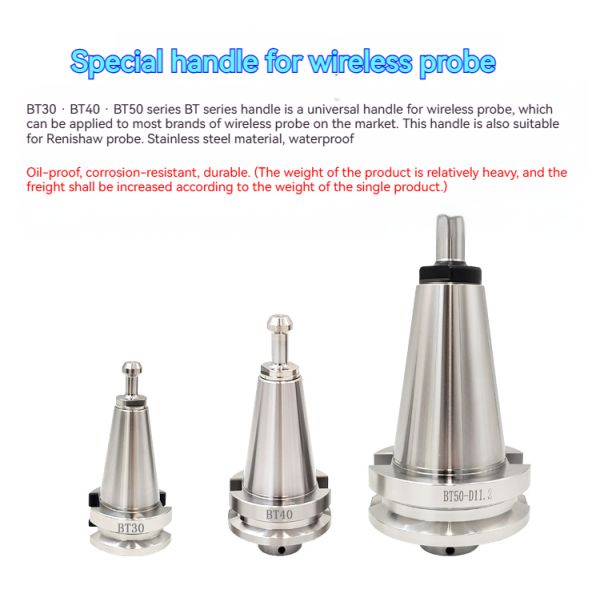 BT40 Renishaw Probe Shank Universal CNC Machine Part OMP40-2 60 Wireless Probe Stainless Steel Tool Holder
