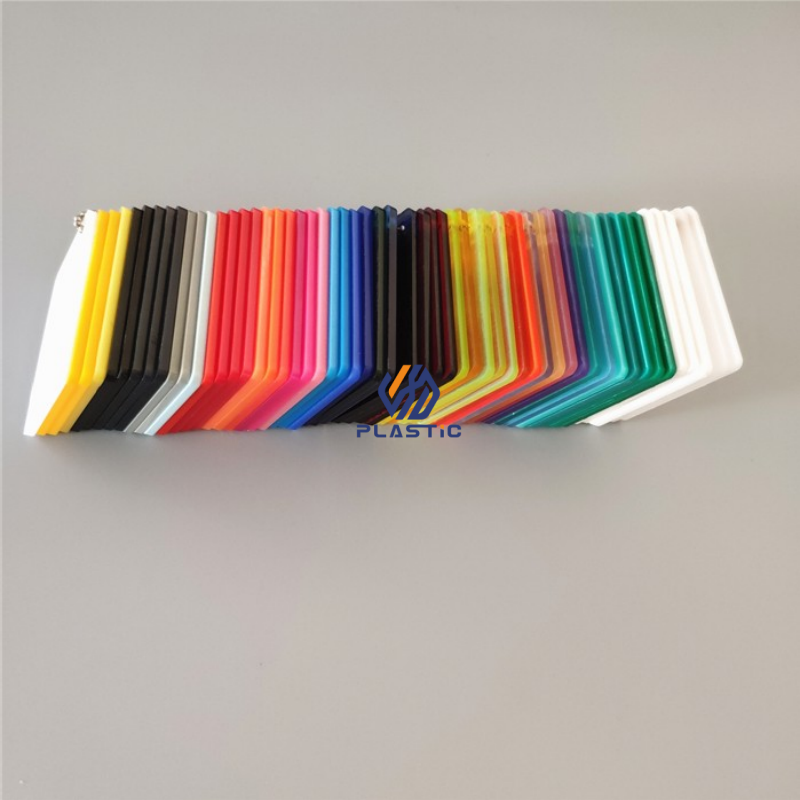 UV Resistant Customizable Color Weather Resistant Acrylic Sheet 4x8ft Cast Plexiglass