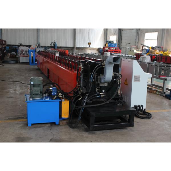 4kw Metal Galvanized Downspout Roll Forming Machine 8-12m/Min