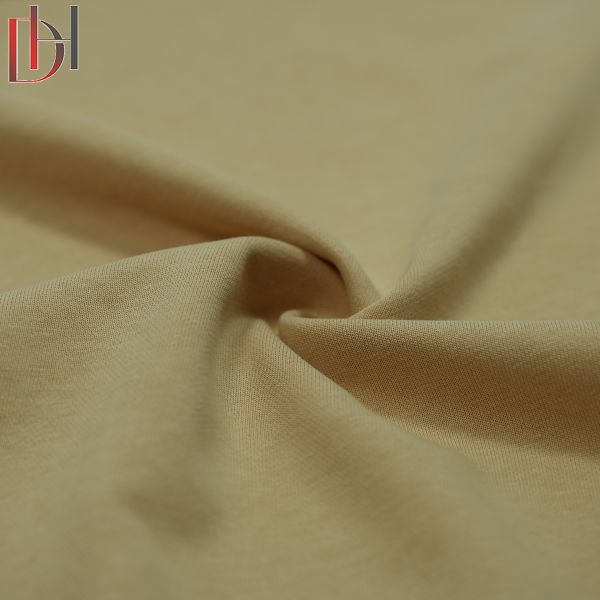 Organic Knitted French Terry Fleece Fabric 380gsm 185cm Circle Pattern Woolen Fabric
