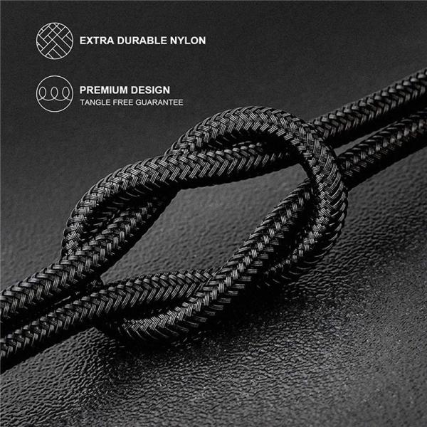 Nylon Braided USB Charger Cable 3ft Sync Data Cable Charger Cord For Android Phone