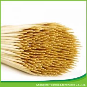China 30cm Disposable Mao Bamboo BBQ Skewers Stick Biodegradable on sale