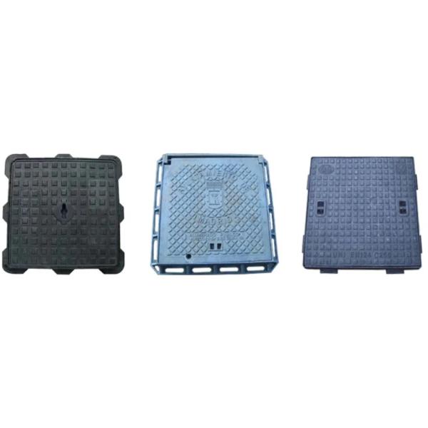 Decorative High Toughness Spray Paint Ductile Iron Manhole Cover Square Class E600 D400