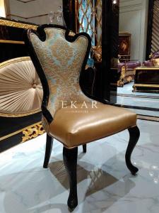 China Modern Dining Chair Chinese Dining Chair Genuine Leather Dining Chair Leather Dining Chair on sale