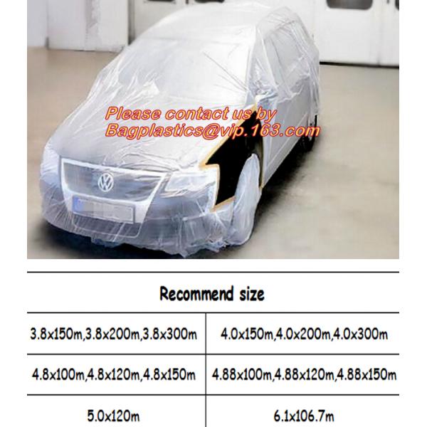 For Painting Plastic Chemical Resistance Overspray Masking Film, LDPE masking film black/white coex for industrial use
