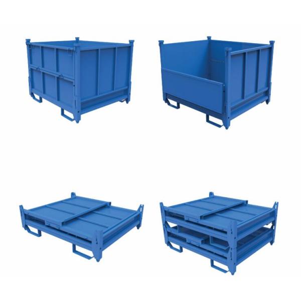 Export warehouse Foldable storage Metal cage