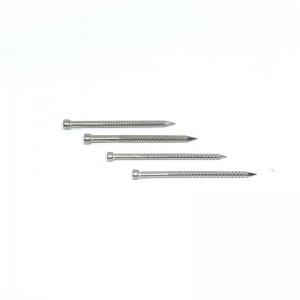 Buy cheap OEM Lost Head 316 Stainless Steel Annular Ring Shank Nails With CE product