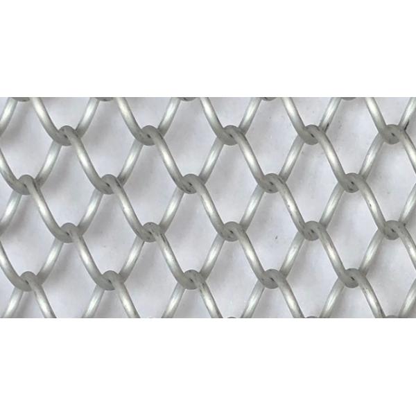 Metal Sunshade Decorative Wire Mesh Partition Aluminum Door Curtain