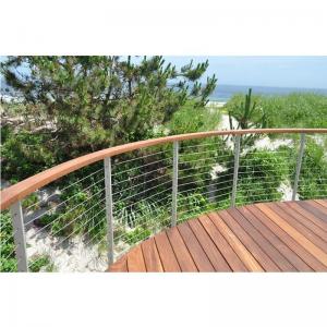 Buy cheap Decking Aluminum Cable Railing , Stainless Steel Balustrade Wire Deck Railing product