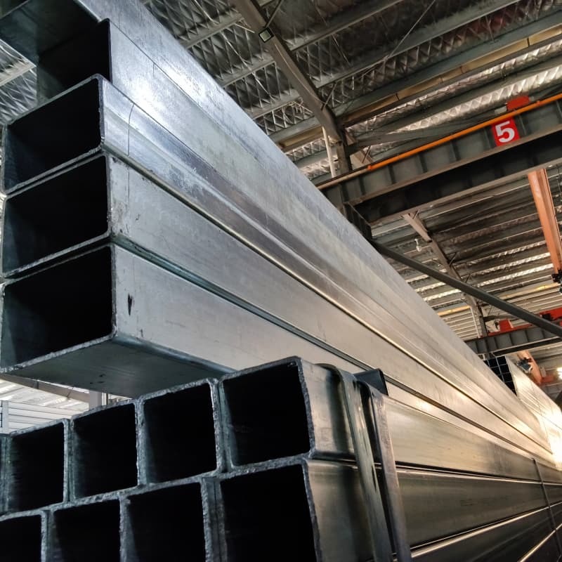 Glavanized Steel Rectangular Tubing Welded Structural Hollow Section Tube Pipes