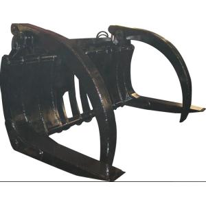 Buy cheap Hydraulic Cylinders Control Grapple Attachment For Logs Wheel Loader product