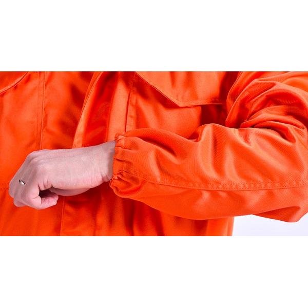 Breathable Flame Retardant Insulated Coveralls Anti - Wrinkle With Reflective Tape