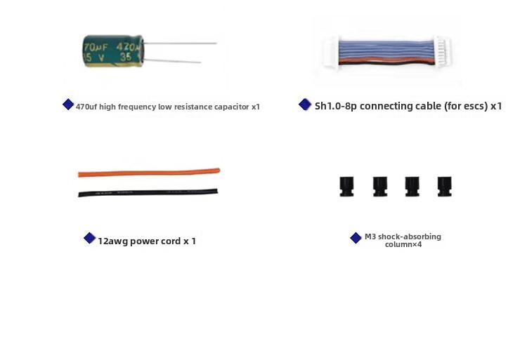 Corvon Keyun Travel Machine Four-in-One 8-Bit 30A50A60A Brushless ESC Plastic PWM/Dshot/OneShot Racing Drone Accessories