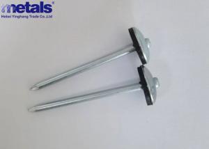 Buy cheap Ring Shank Hot Galvanized Roofing Nails 2.5XBWG9 With Rubber Washer product