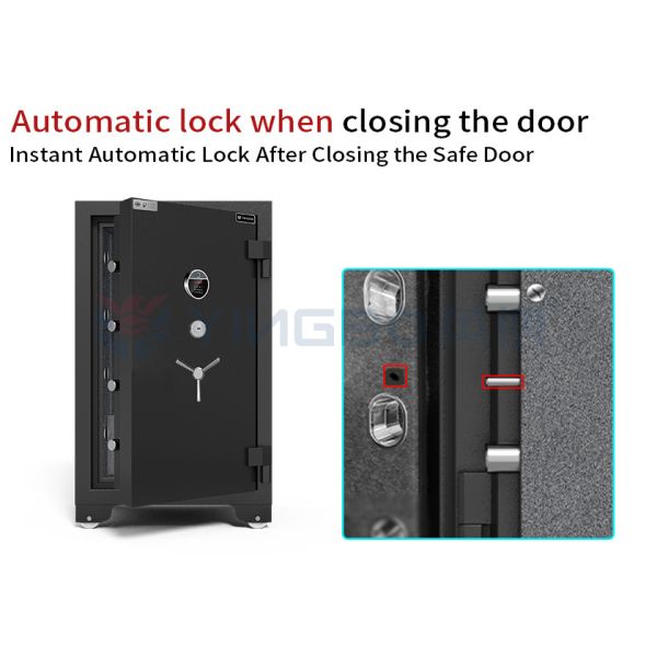 Fingerprint Password Fire Proof Safe Box Factory Wholesale Fire-resistant Storage Cabinet