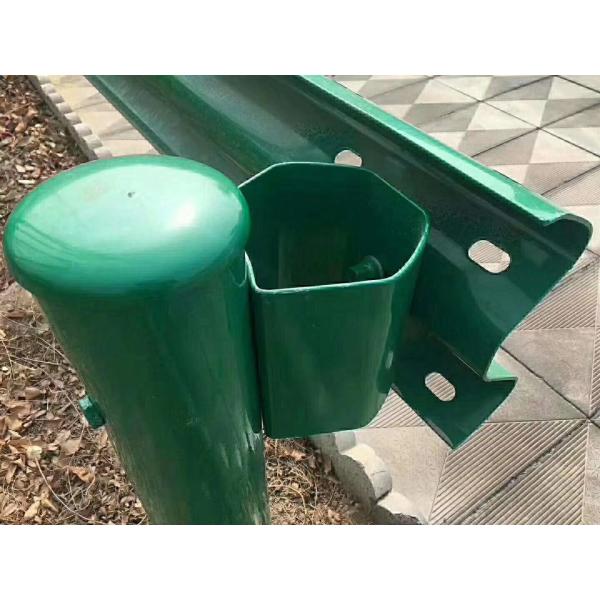 Road Traffic Safety Galvanized Metal Round Newel Post for Highway Guardrail Post