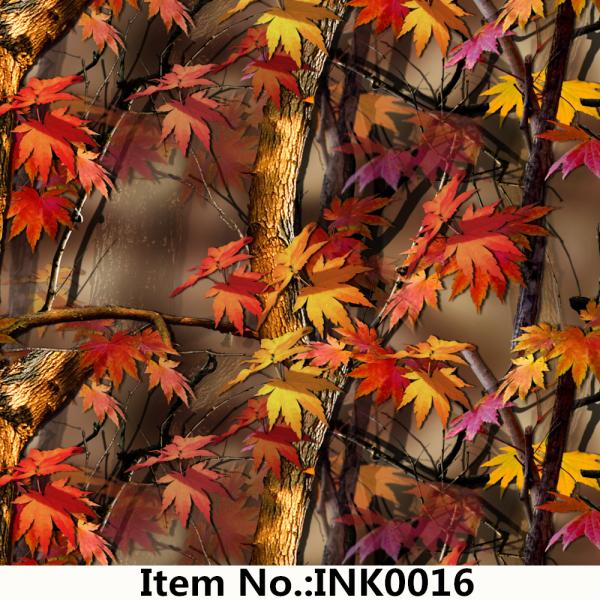 32um PVA Hydrographic Transfer Film With Maple Leaf Pattern