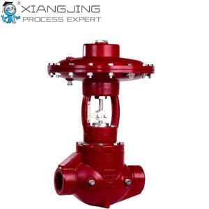 China Female NPT Cage Guided Control Valve , Balanced Air Pressure Control Valve on sale