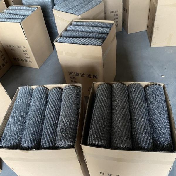 316L PTFE Knitted Mesh 50Kg/M3 For Pest Control / Gas Liquid Filtration