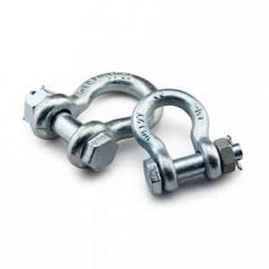 Buy cheap G2130 Drop Forged Anchor Shackle with Safety Bolt and Nut Lifting Shackle Wire Rope Fitting product