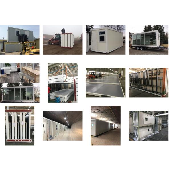 Mini Homes Tiny Houses Container Houses for Office Showroom and Restaurant in Pakistan Sandwich Panel 20ft Prefab Homes