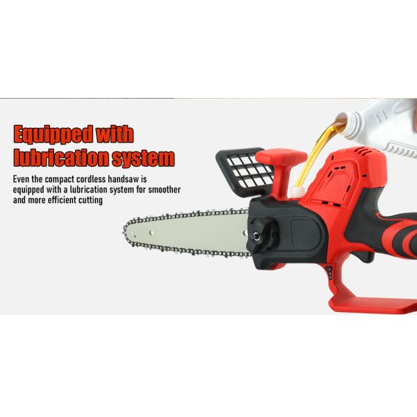 Cheap Price 8 Inch Chainsaw Mini Cordless Portable Chainsaw 21v Battery Brushless Electric Chain Saws for Tree Cutting