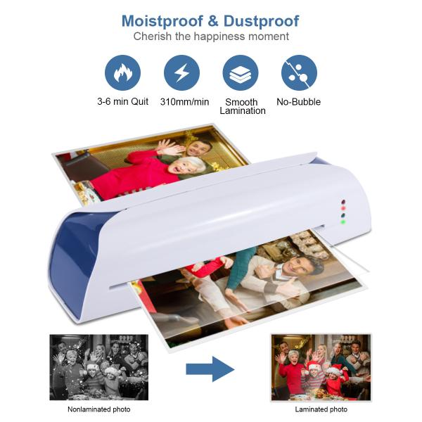LM2008 Office A4 Laminator Home High Quality Fast Hot Laminating Paper Photo Machine