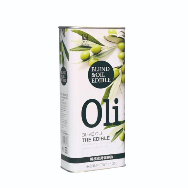 DADI Rectangular Square Packaging 2L Tinplate Metal Soybean Food Oil Can with Carry Handle