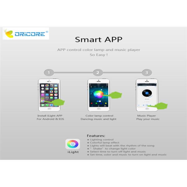 Universal Stereo High End Home Audio Speakers / Led Light With Speaker