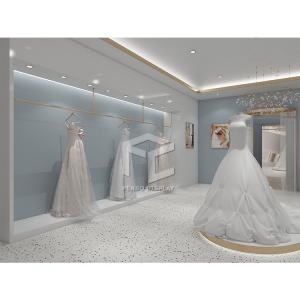 China CNC Bridal Store Display Stands For Garments Shop Decoration on sale