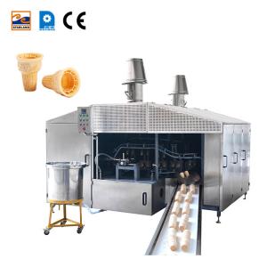 China 0.75kw 28 Molds Automatic Wafer Cone Production Line Wafer Biscuit Baking Machine on sale