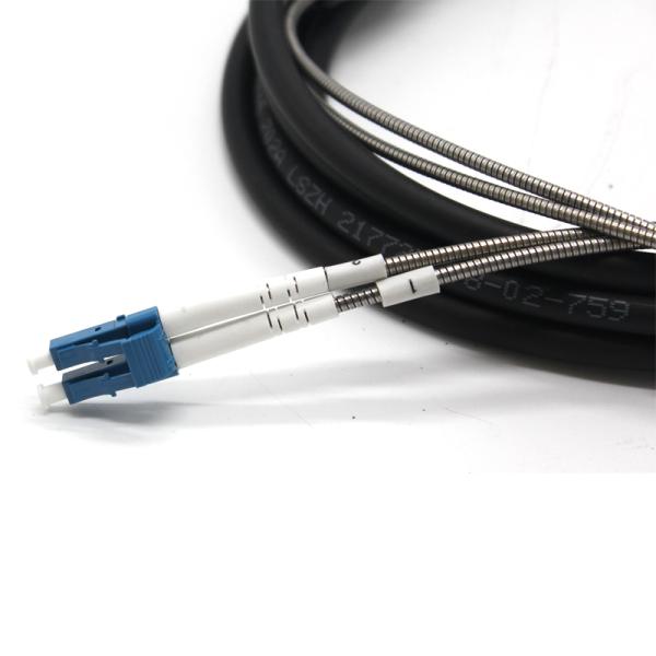 GYFJH 7.0mm 2 Cores Outdoor Patch Cord Base Station Fiber Optical Cable Assembly DLC-DLC FTTA
