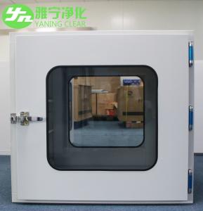 China Static Cleanroom Pass Box Electrical Interlock GMP Standard Air Tight on sale