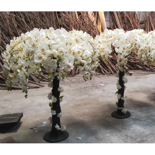 Wedding Decorative Centerpiece Plastic Artificial Plants Phalaenopsis Orchid Tree