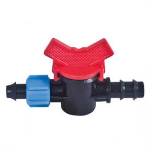 China Plastic Drip Tape Fittings Light Weight Drip Line Fittings Dn12 16 20 25mm on sale