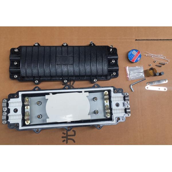 PC Material IP65 Fiber Optic Splice Closure KCO-H2295 Inline Type 2 In 2 Out 12fo