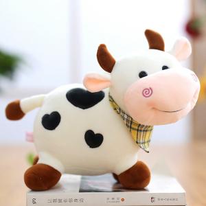 China Hand Washable Home Decoration Cow Plush Doll on sale