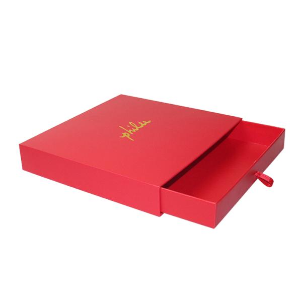 Recyclable CMYK/PANTONE Printing Red Magnetic Box Gift Set for End Luxury Packaging
