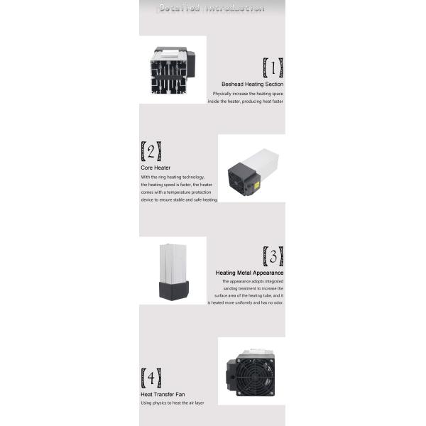 Multifunction Thermostat Controlled Heater 250-400 Watt Long Life Span