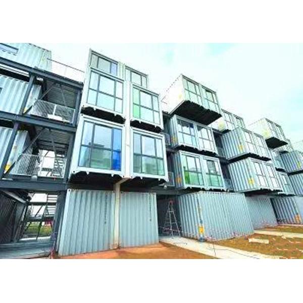Optional Size Modern Container Homes For Beautiful Residence Area / Shopping Mall