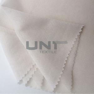 Buy cheap PA / PES Coating Fusible Interfacing 100% Polyester Double Dot Woven For Women And Men Suits product