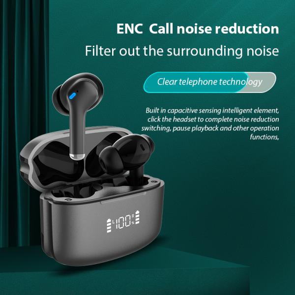 Top selling M48 TWS Earbuds With ENC +ANC function