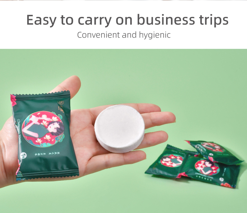 Large Compressed Towel Tablets Portable Coin Tissues for Travel and Camping Hiking Gym