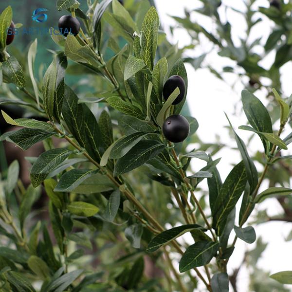 High Simulation Artificial Olive Tree Plants Anti - Wind Customized Size