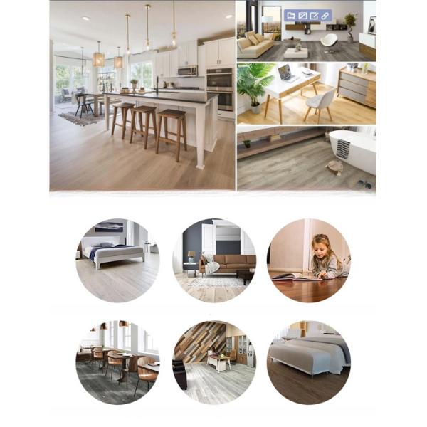 Waterproof Marble Stone Texture SPC Vinyl Plank Rigid Core Tile Flooring with UV Coating