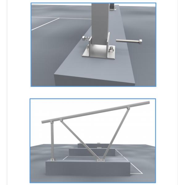 60m/s Wind Load Solar Carport Bracket for Quick Installation of Home Solar Panel Kit