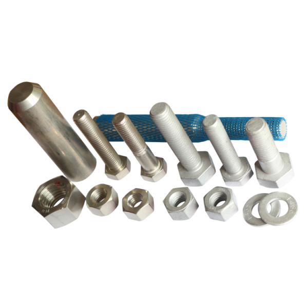 Stainless M27 Hex Head Bolt Fastener DIN931 Bolzen Screw 16mm M40 High Strength TC Bolt Nut Washer A358