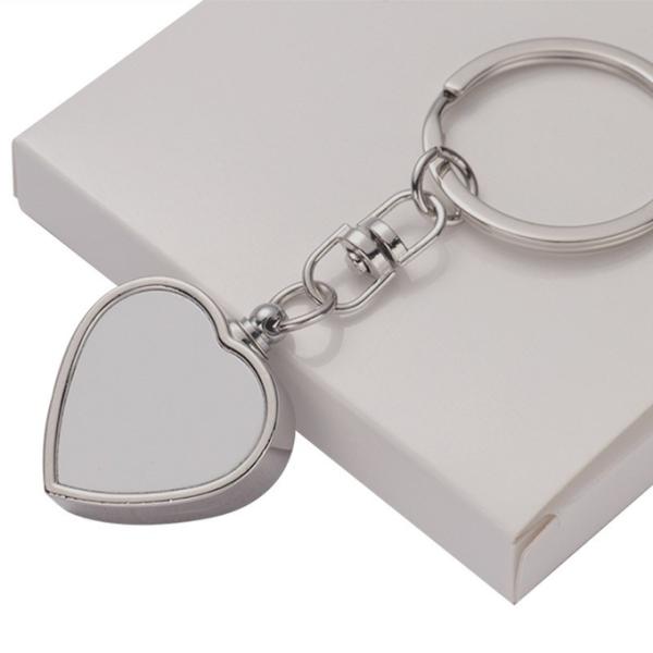 Cremation Keychain Memorial Ashes Keepsake Sublimation Urn Keychain With Filling Tool